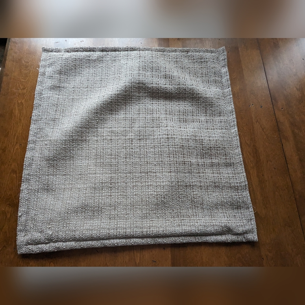 chic handmade Taupe weave Pillow sham